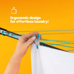 Heavy Duty Washing Line Peg Set With Storage Bag