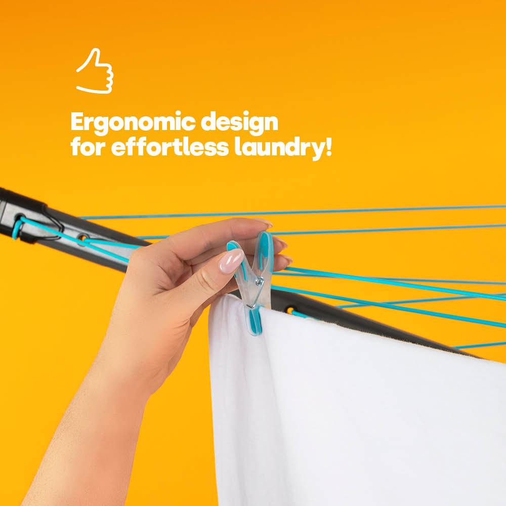 Heavy Duty Washing Line Peg Set With Storage Bag