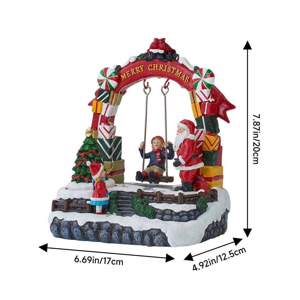 Christmas Xmas Music Box Ornaments With Lights