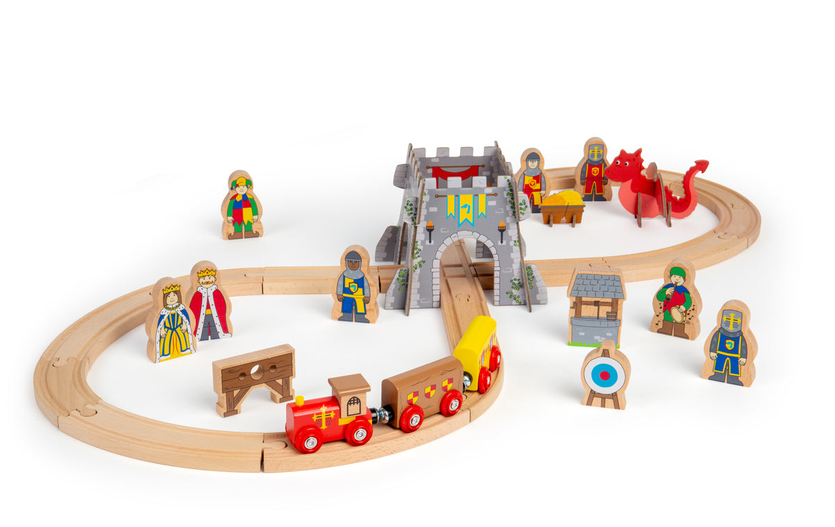 Bigjigs Rail Medieval Train Set