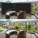 Outdoor Retractable Privacy Side Awning | Large