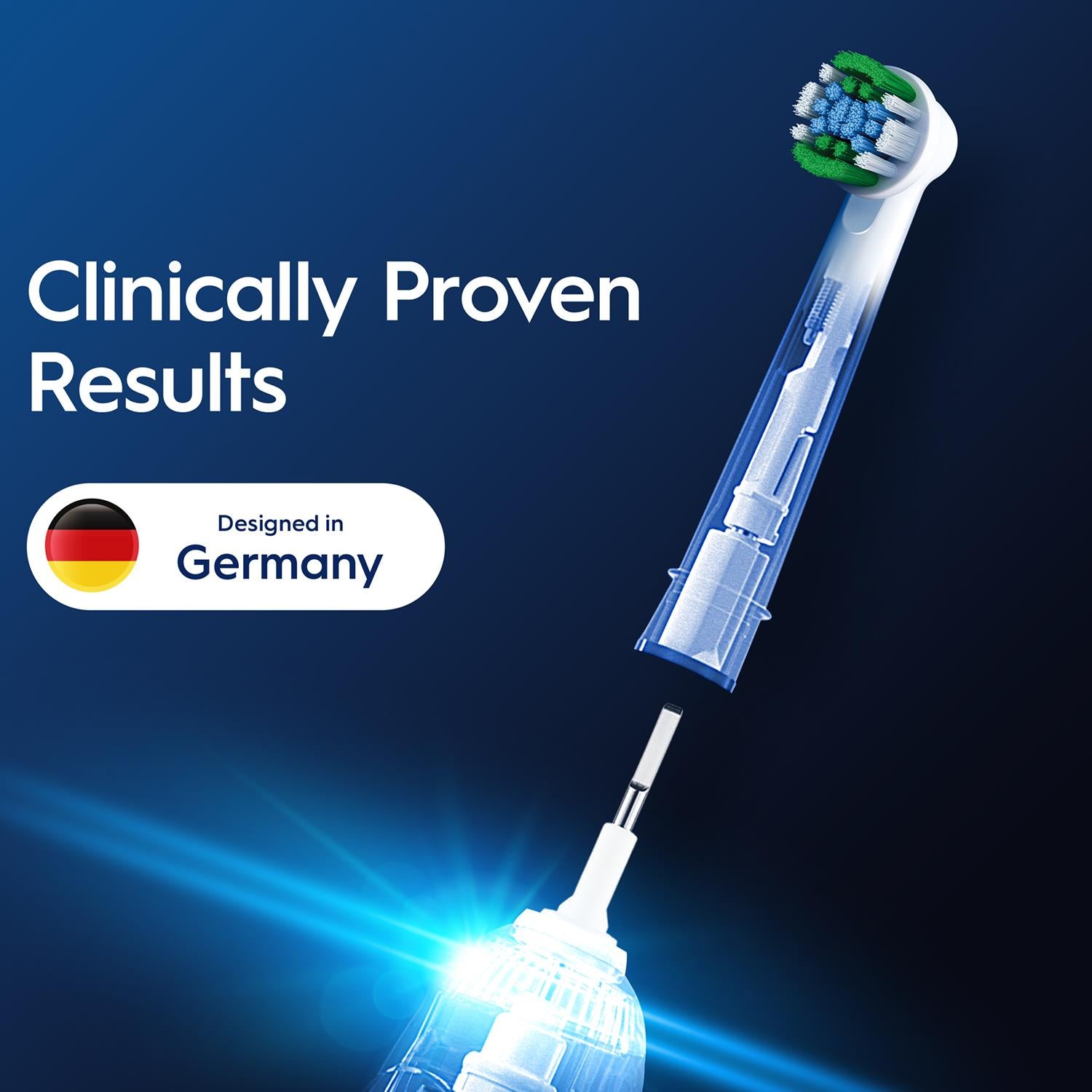 Precision Clean Toothbrush Refill Replacement Heads White, Pack Of 8