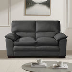 Ramona Soft Fabric 2 Seat Sofa | Charcoal Grey