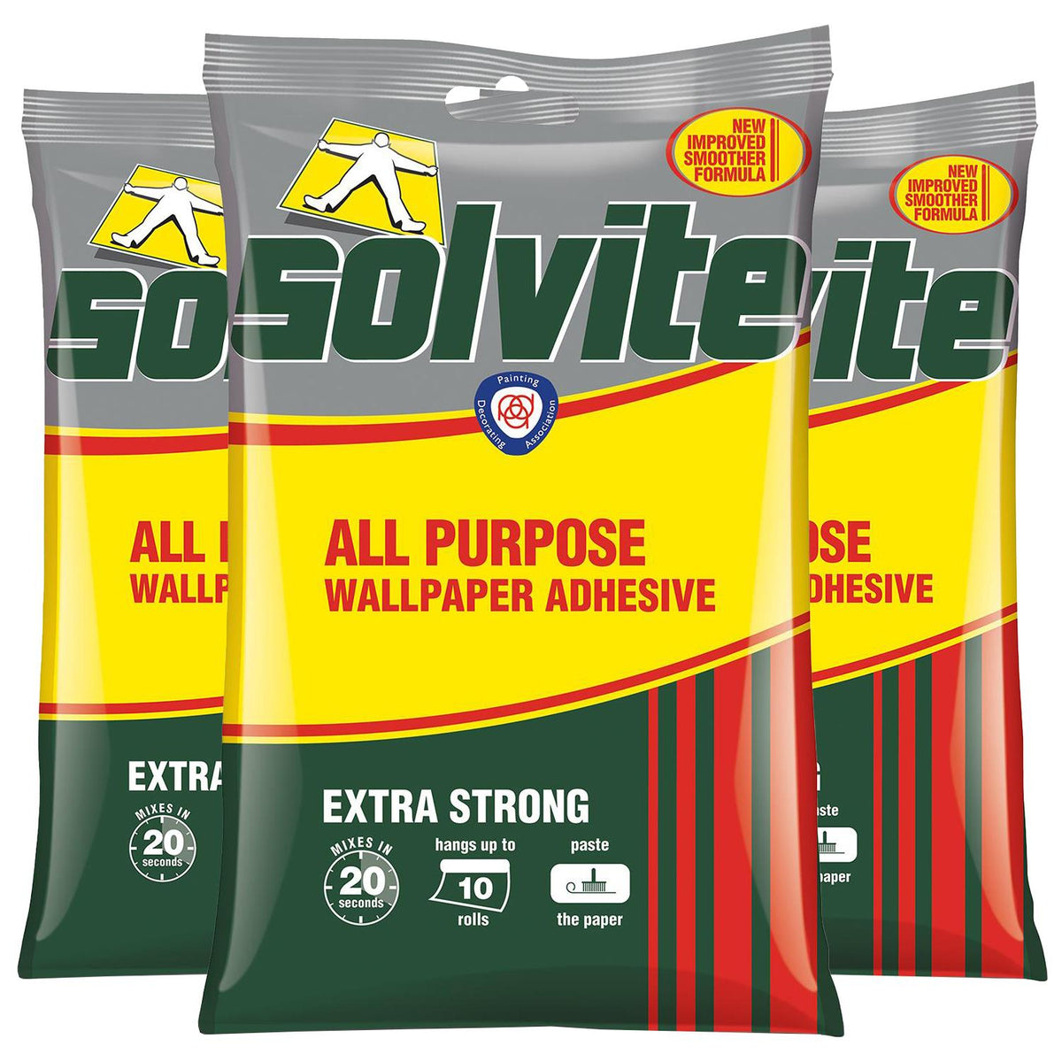 All-purpose Extra Strong Wallpaper Adhesive | Set of 3