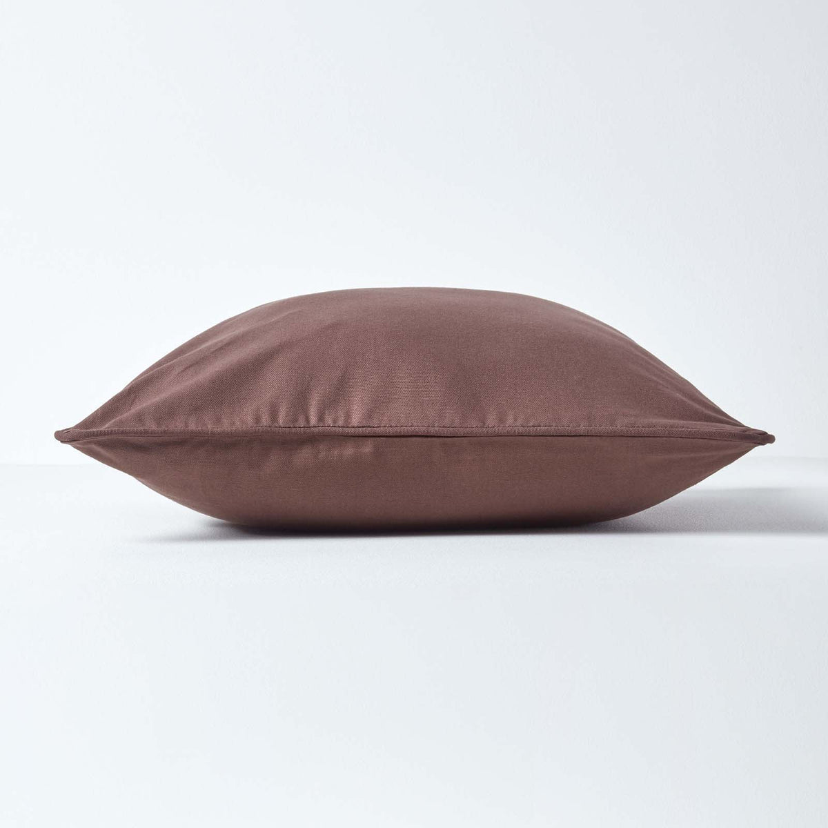 Cotton Plain Cushion Cover | 60cm x 60cm | Chocolate