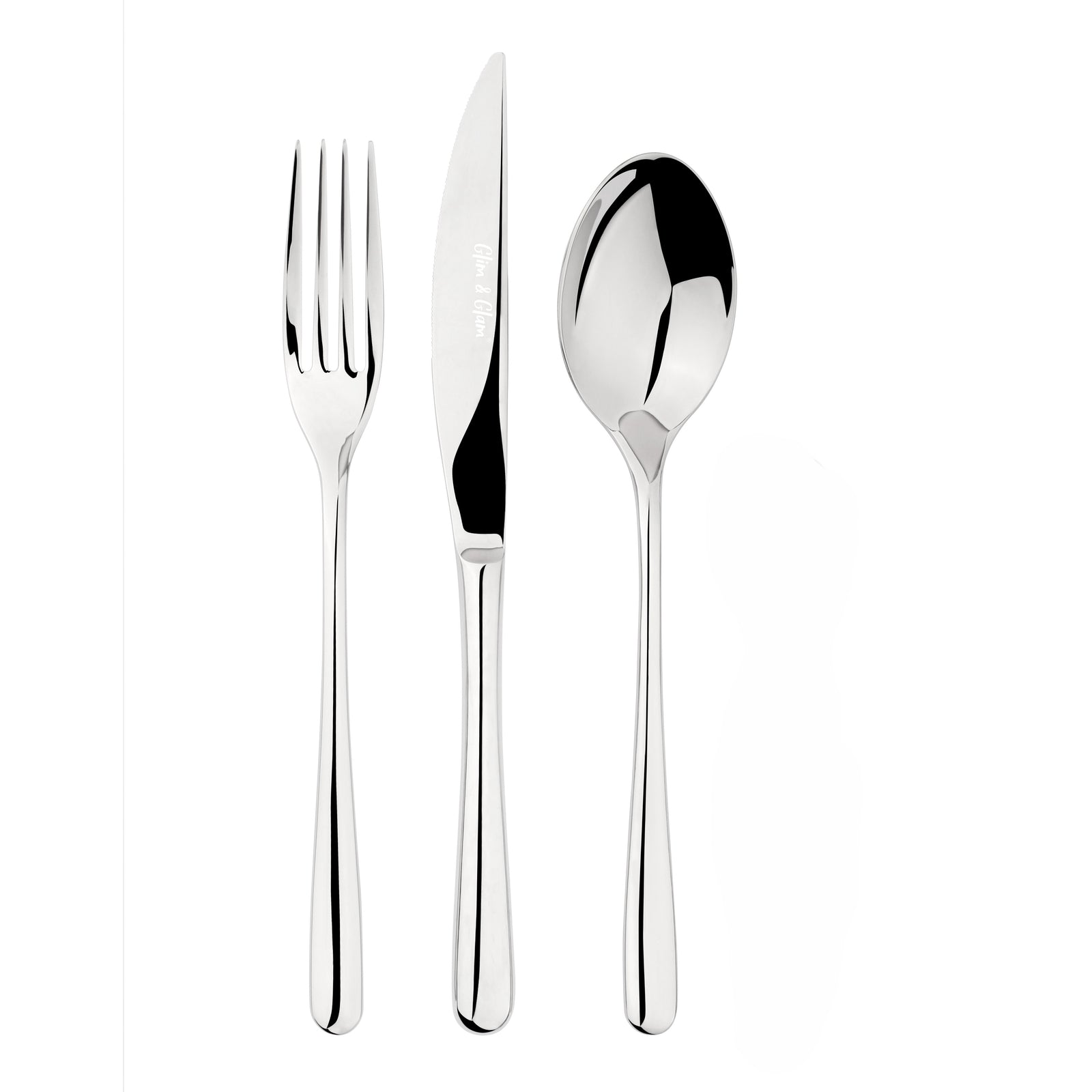 Cutlery Sets Stainless Steel 18/8 Catering Sphere | 12 Piece | Silver