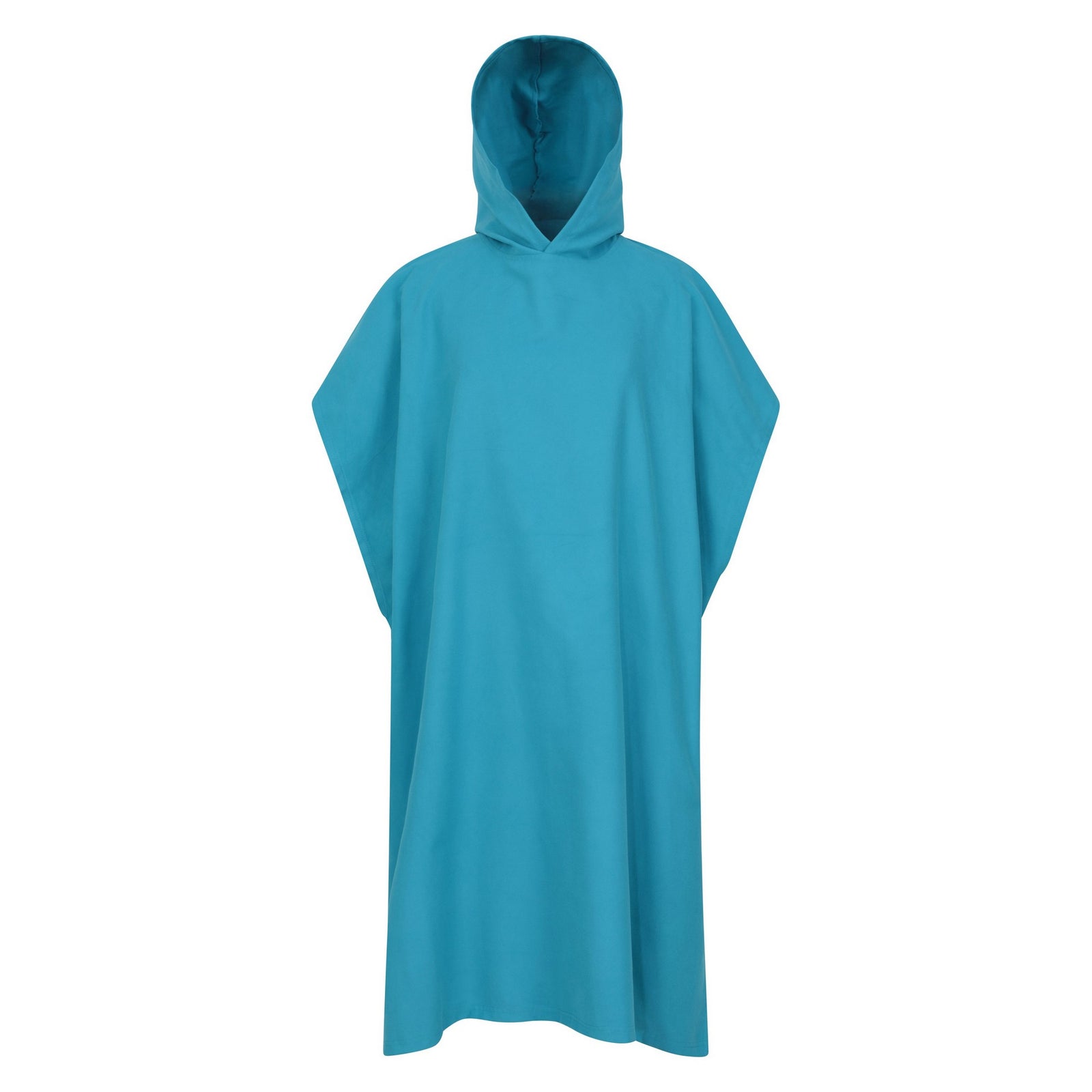 Womens/ladies Lagoon Microfibre Poncho | One Size | Blue