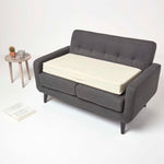 Cotton Orthopaedic Foam 2 Seater Booster Cushion | 50cm x 100cm | Cream