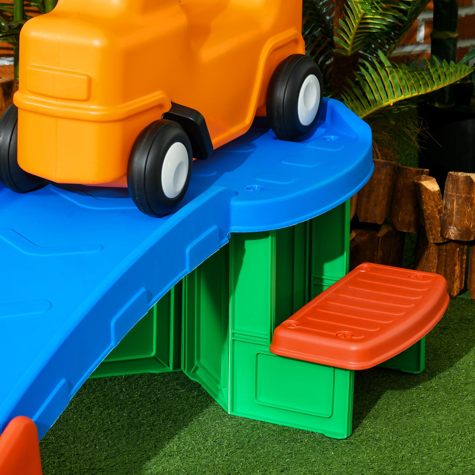3(m) 4 Pieces Up And Down Kids Rollercoaster, For Ages 2-5 Years | Green