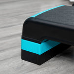 Aerobic Stepper Adjustable Height 3 Levels | Black