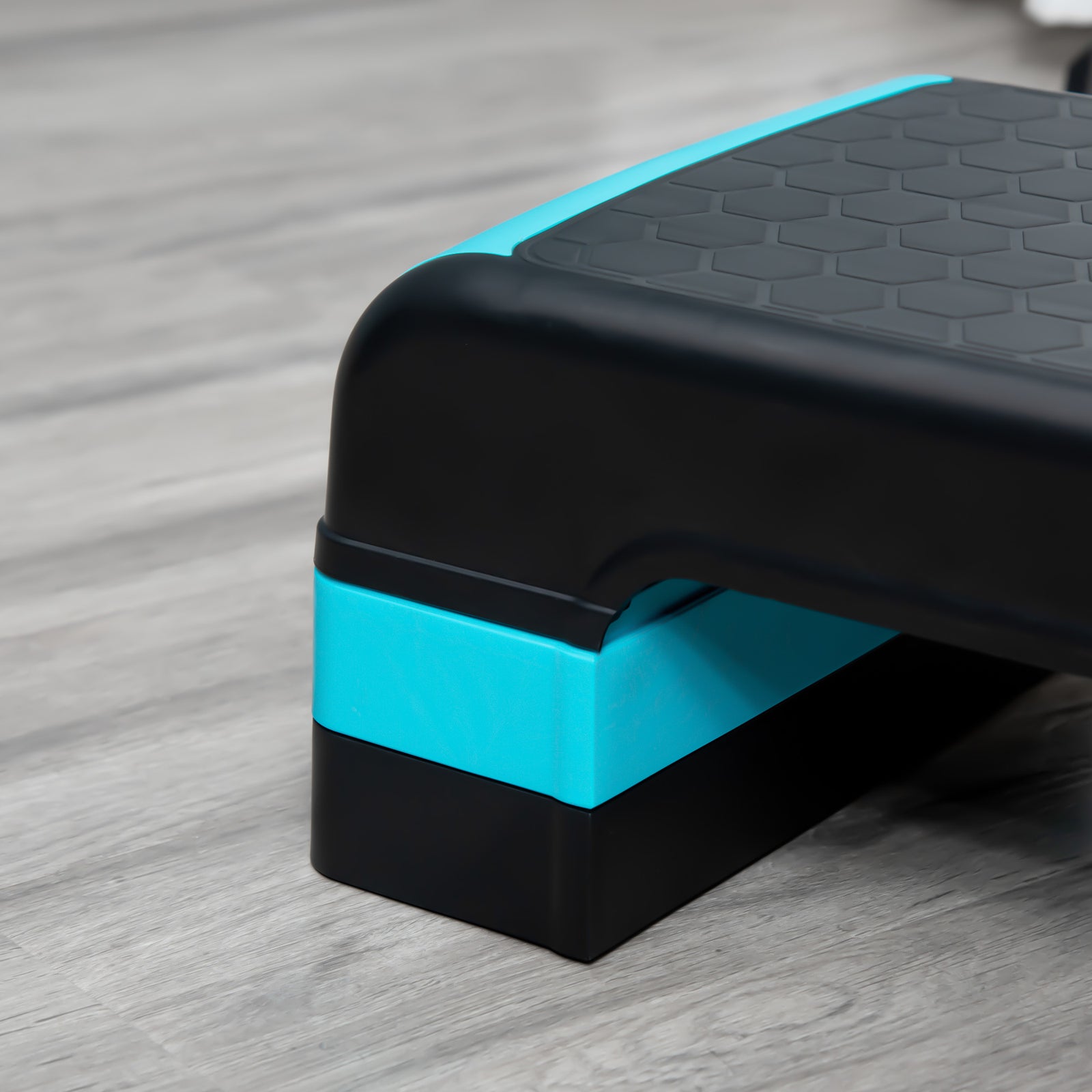 Aerobic Stepper Adjustable Height 3 Levels | Black