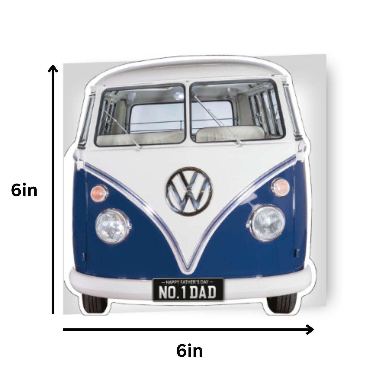 Van 'no.1 Dad' Father's Day Card Official Product