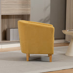 Millie Fabric Accent Chair | Yellow