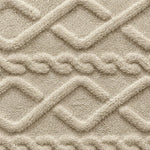 Textured Cable Throw Blanket – Soft Cosy Decorative Throw 150 X 200cm | 150cm x 200cm | Taupe