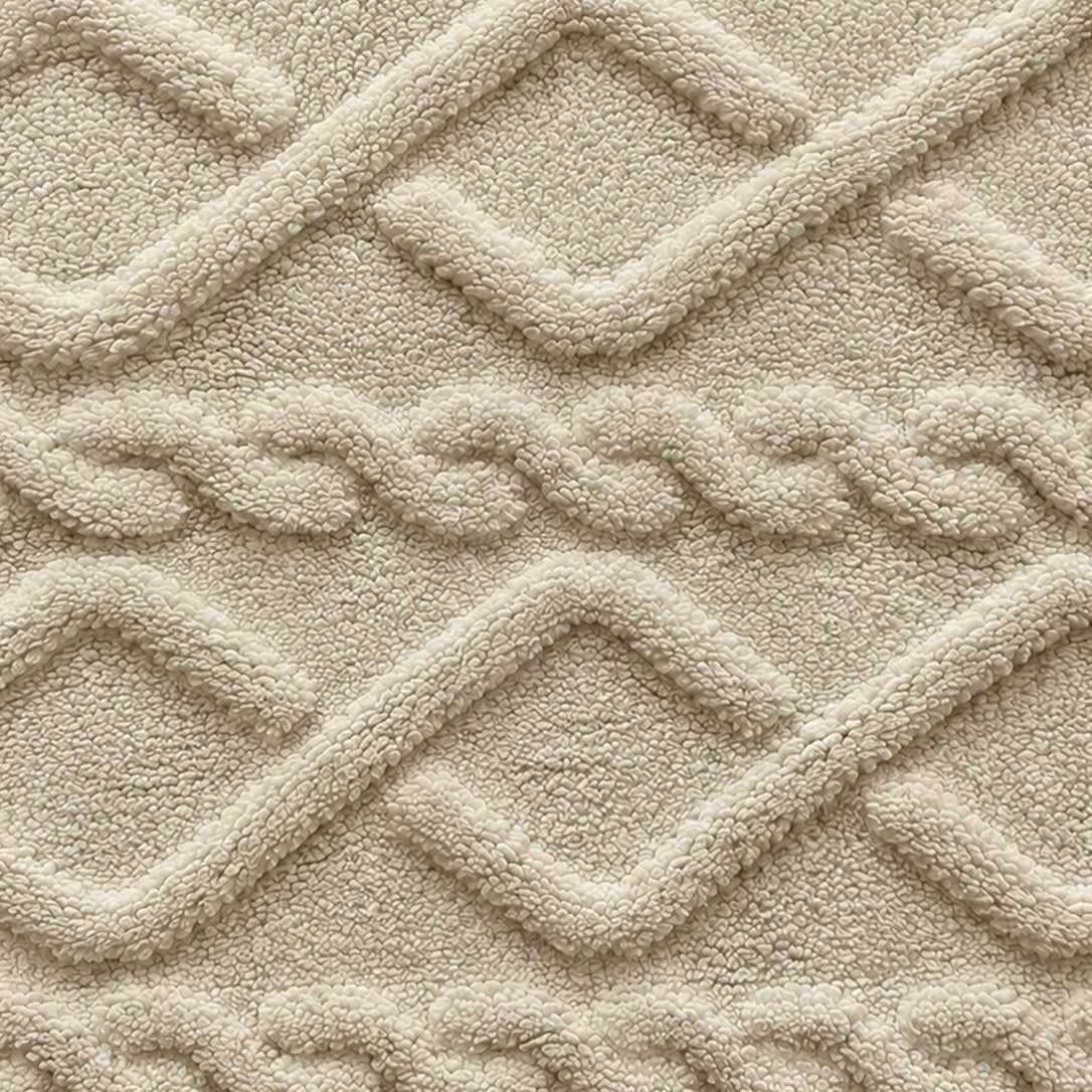 Textured Cable Throw Blanket – Soft Cosy Decorative Throw 150 X 200cm | 150cm x 200cm | Taupe