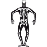 Skeleton Second Skin Costume, Black | Large
