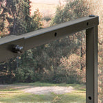 100-150cm Retractable Fireplace Log Rack, Metal
