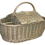 Wicker 4 Person Boat Fitted Picnic Basket | 4 Person | White