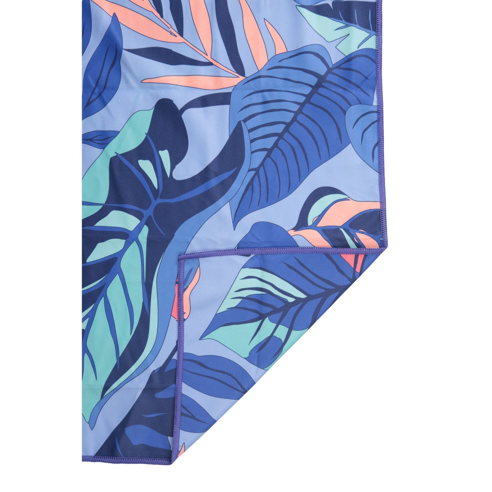 Palm Leaf Microfibre Towel | One Size | Purple