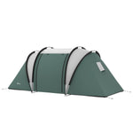 2 Bedroom Camping Tent With Living Area, 3000mm Waterproof | Green