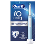 Io Series 3 Ultimate Clean Electric Rechargeable Toothbrush, Ice Blue