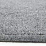 Hand Tufted Plain Cotton Large Round Rug | 150cm | Grey