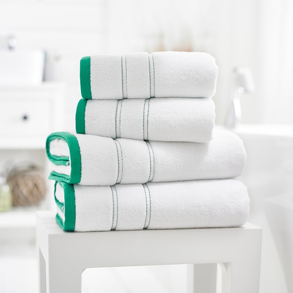 Delamere 100% Cotton Zero Twist Towels – Ultra-soft 600gsm Luxury | Bath Sheet | Green