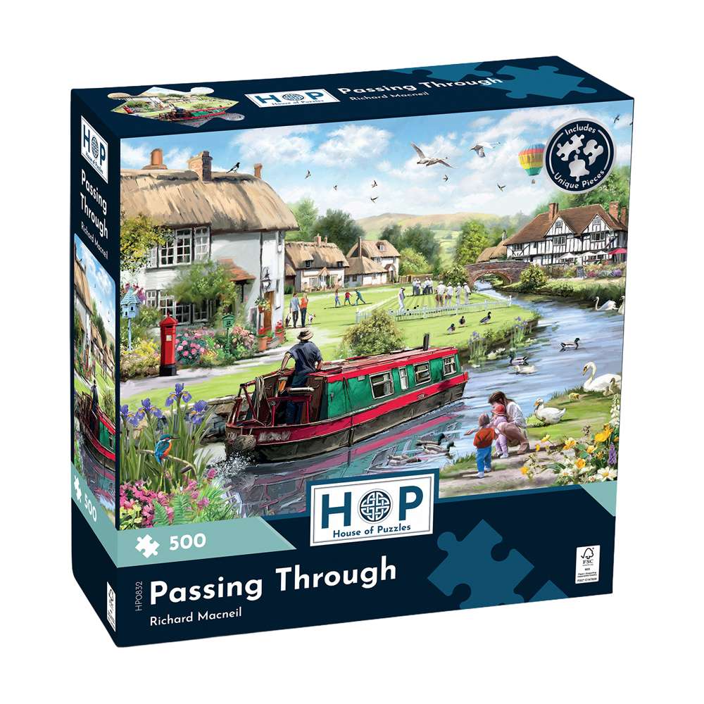 The House of Puzzles Passing Through 500 Piece Jigsaw Puzzle