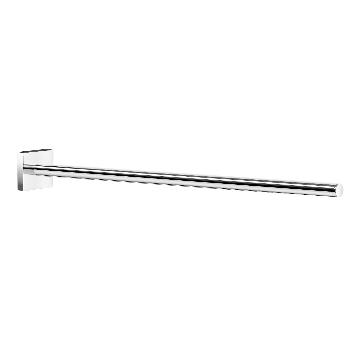 Chrome Fixed Towel Rail Wall Mounted Bathroom Storage | Polished Chrome