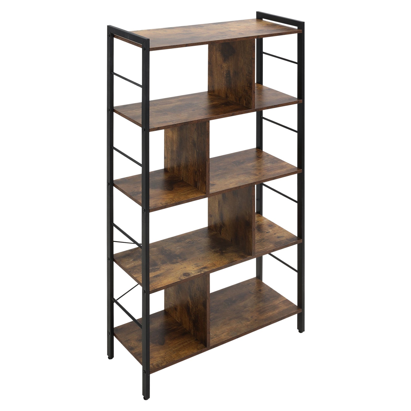 Industrial Storage Shelf Bookcase Closet Floor Display