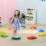 Kids Crab Stepping Stones, 6/9pcs River Stones For Indoors, Outdoors | Large | Multi Colour