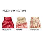 Live Pillar Box Red Semi-permanent Hair Dye, Ultra Brights 092 3 Pk