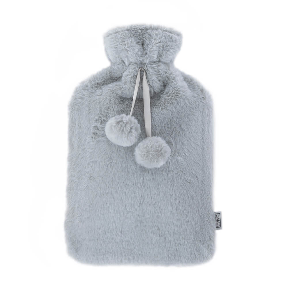 Plush Hot Water Bottle | Gray