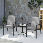 Adjustable Bistro Set, 3-piece | Gray
