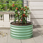 Gardens Plan Round Galvanized Steel Raised Garden Bed