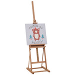 H-frame Studio Easel Height Adjustable With Canvas Holder