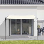 Gazebo Backyard Pool Garden Pergola Canopy Sun Shade Top | Medium | Cream