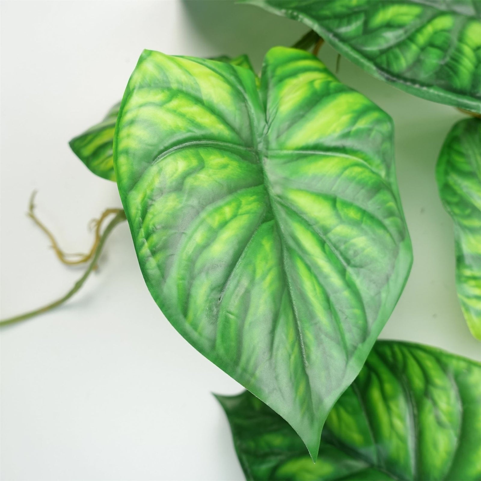 Artificial 120cm Trailing Hanging Plant Realistic Alocasia Dragon Scale Natural Look