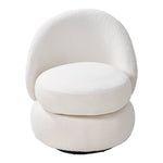 Chic Upholstered Swivel Chair