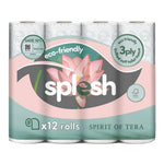 Toilet Roll, Spirits Of Tera – Quilted Soft 3-ply Tissue | 12 Rolls | White