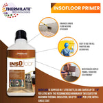 Insofloor Floor Primer - Insulating, Energy Saving & Anti-condesation Primer For Floors & Tiles - Additive | 1L | Clear