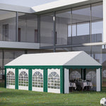 Marquee Gazebo, Party Tent With Sides And Double Doors | Large | White