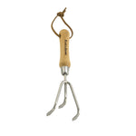 3-prong Stainless Steel Hand Cultivator With Ash Handle | Set of 1