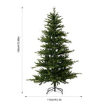 Breeins 6ft/180cm Sectional Artificial Christmas Tree Festive Decor With Lighting