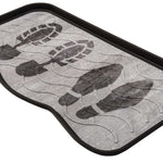Boot Tray For Shoes And Boots - Footprint Design