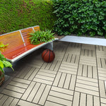 Polydeck Pvc Interlocking Decking Tiles | Set of 36 | Beige