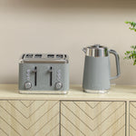 Rapid Boil Kettle & Toaster Set | Tan