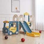 3-in-1 Kids Toddler Swing And Slide Set Climber Playset