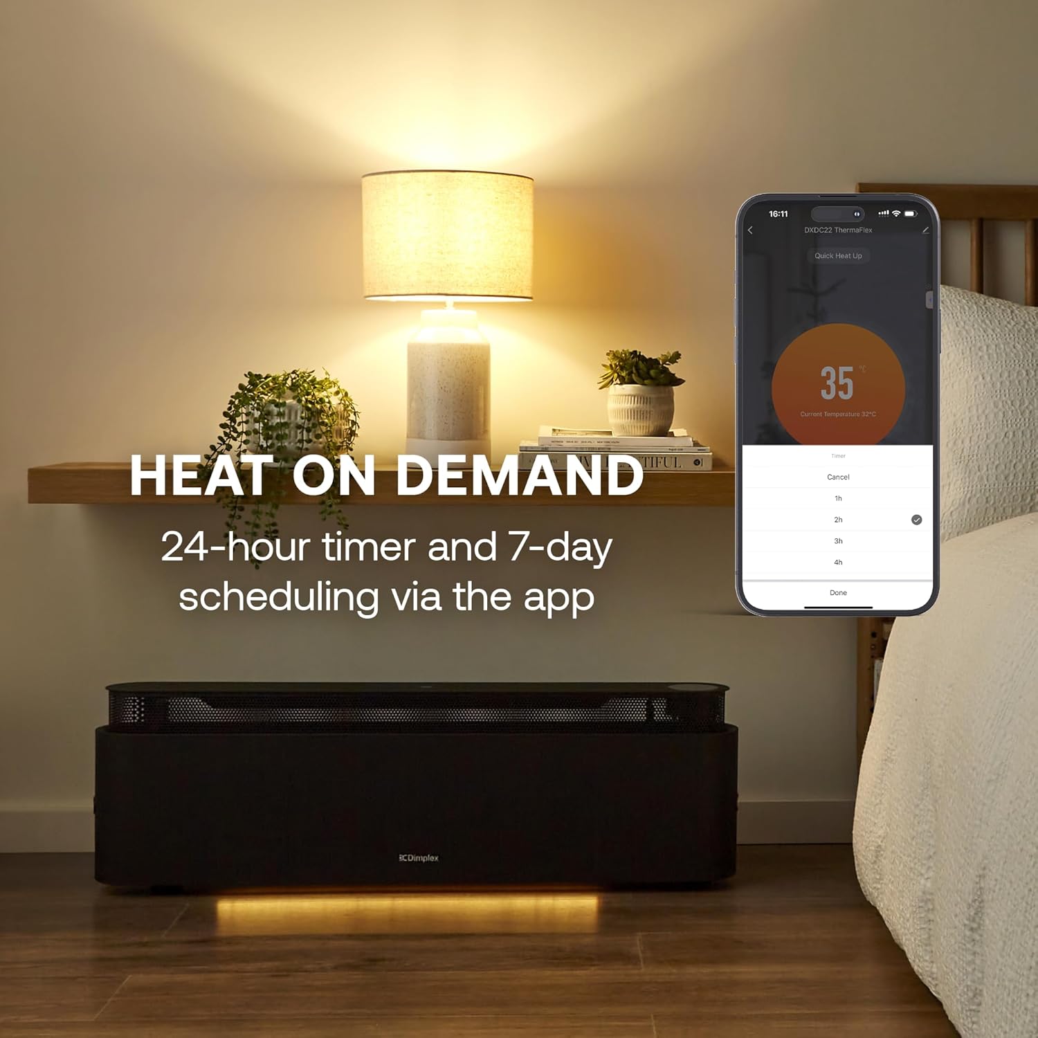 Baseboard Convector Heater, 2.2kw