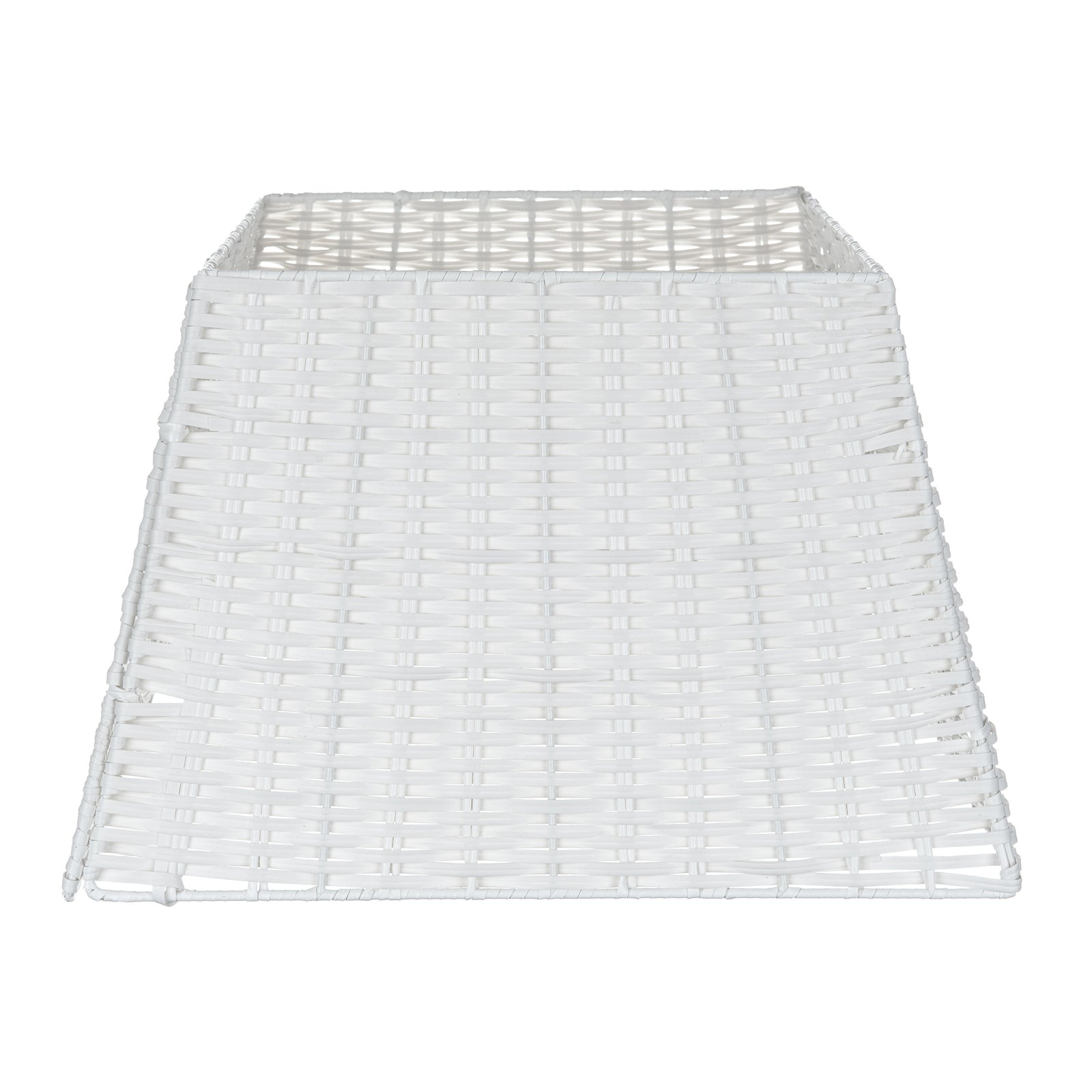 Rattan Christmas Tree Skirt Foldable Basket Decoration | White